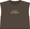 God's Favorite Muscle Tee — Women's Religious Graphic Tank