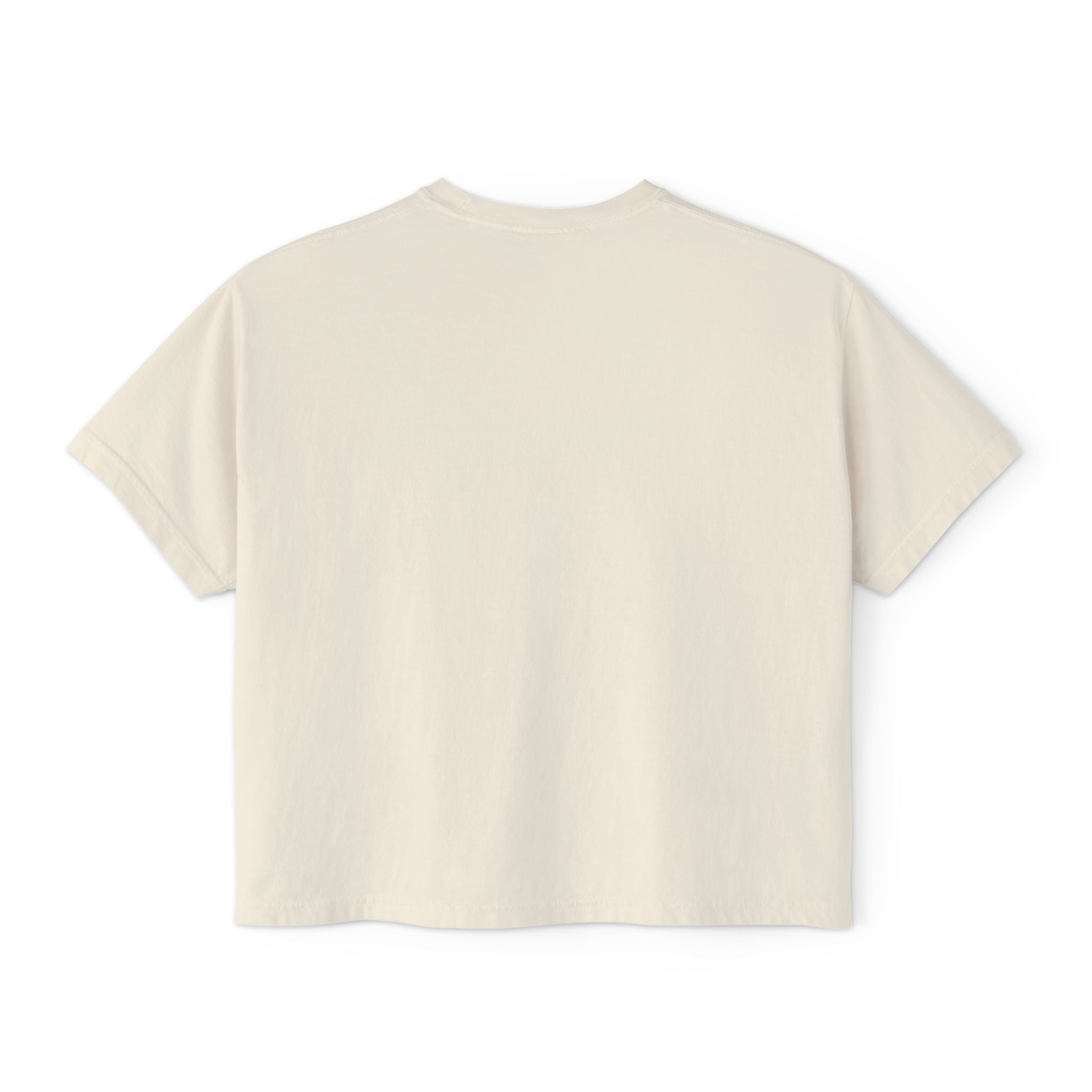 Women's Boxy Tee — Minimal Monogram 'BA' Graphic Tee